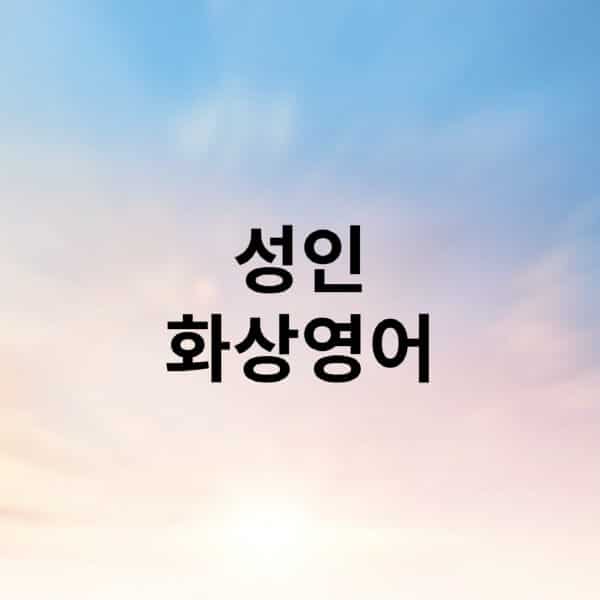성인-화상영어-추천-가격-비교-수업-원어민