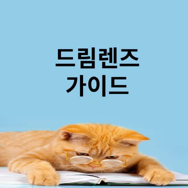 드림렌즈-효과-후기-원리-후회-부작용-가격